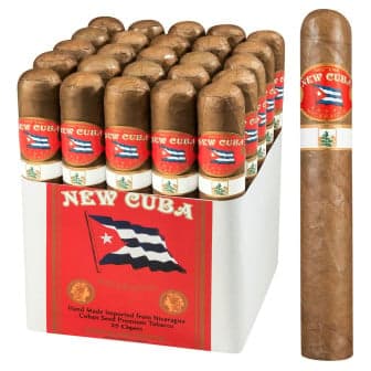 Aganorsa Leaf New Cuba Connecticut Robusto 25 CIGARS cigar listing