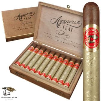Aganorsa Leaf Signature Selection Robusto 5 Pack cigar listing