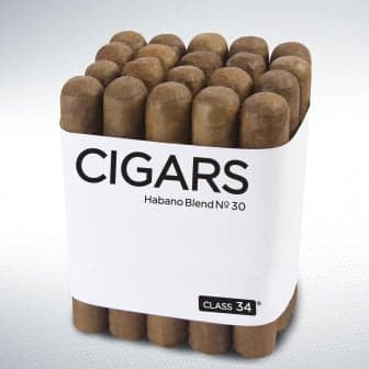 Class 34 Habano Blend No.30 Robusto 20 Pack cigar listing