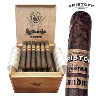 Kristoff Kristania Maduro Robusto 5 Pack cigar listing