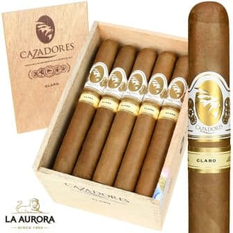 La Aurora Cazadores Claro Robusto 20 Pack cigar listing