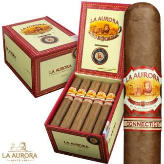 La Aurora Connecticut 1987 Robusto 5 Pack cigar listing