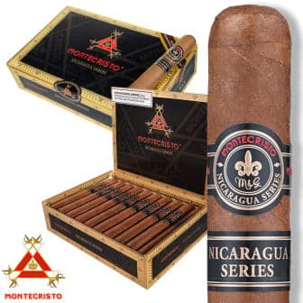 Montecristo Nicaragua by AJ Fernandez Robusto 5 Pack cigar listing