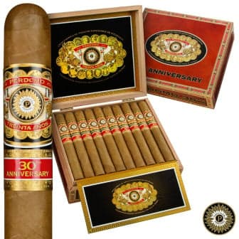 Perdomo 30th Anniversary Connecticut Robusto 5 Pack cigar listing