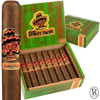 Rojas Cigars Street Tacos Barbacoa Robusto 5 Pack cigar listing