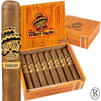 Rojas Cigars Street Tacos Carnitas Robusto 5 Pack cigar listing