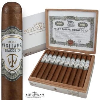 West Tampa Tobacco Co. White Robusto 5 Pack cigar listing
