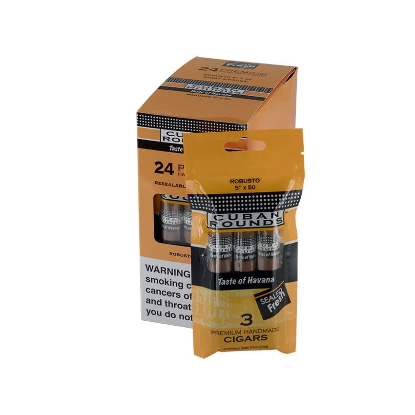 Cuban Rounds Robusto Natural cigar listing