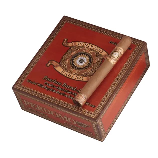 Perdomo Habano Connecticut Barrel Aged Churchill Natural cigar listing