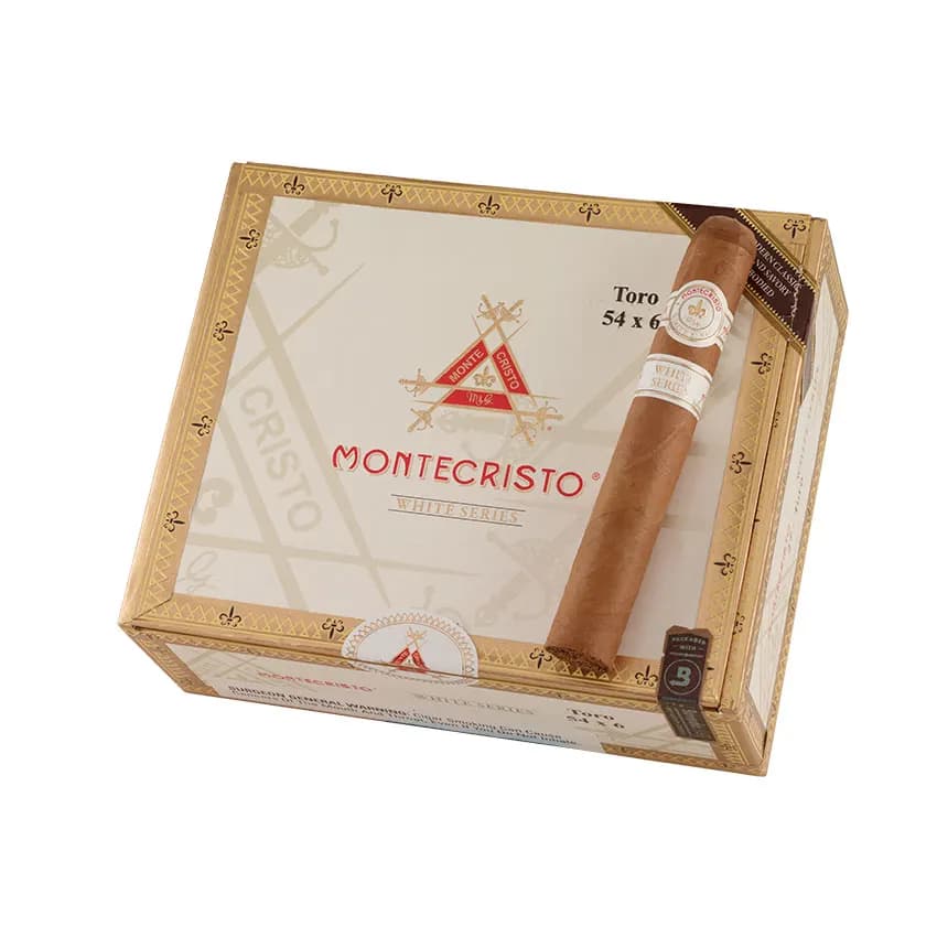 Montecristo White Toro Natural cigar listing