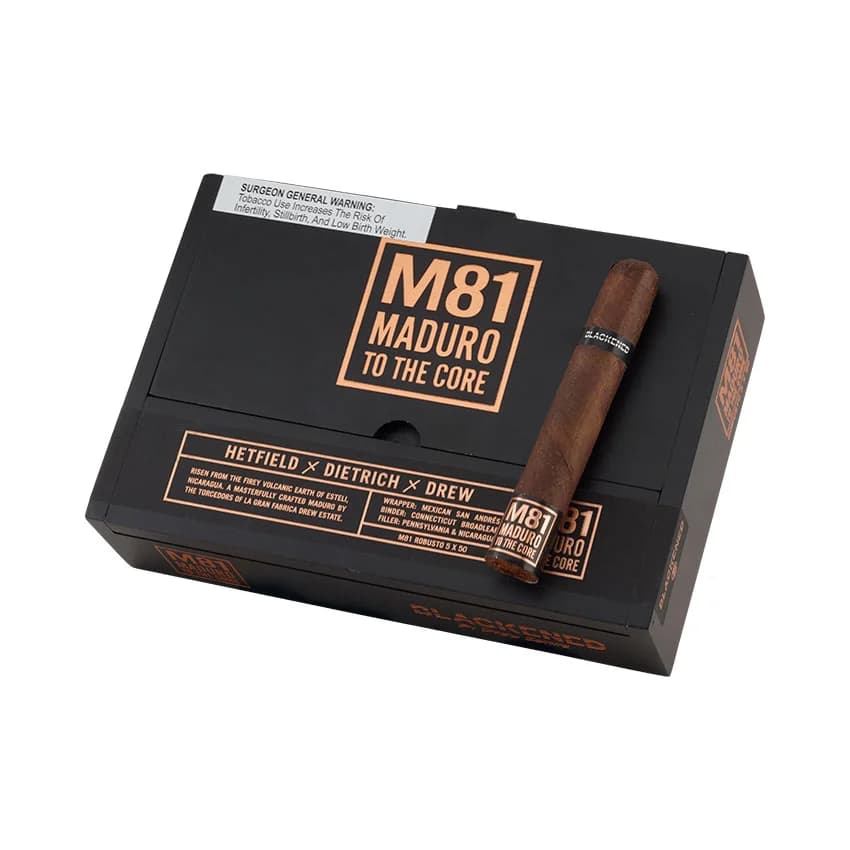 Blackened By DE Robusto Maduro cigar listing