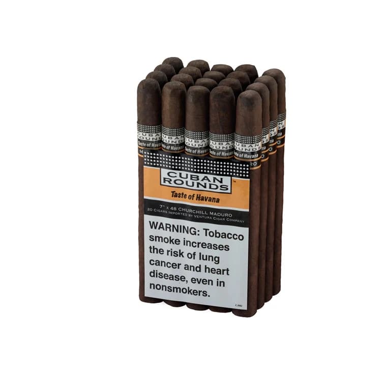 Cuban Rounds Churchill Maduro cigar listing