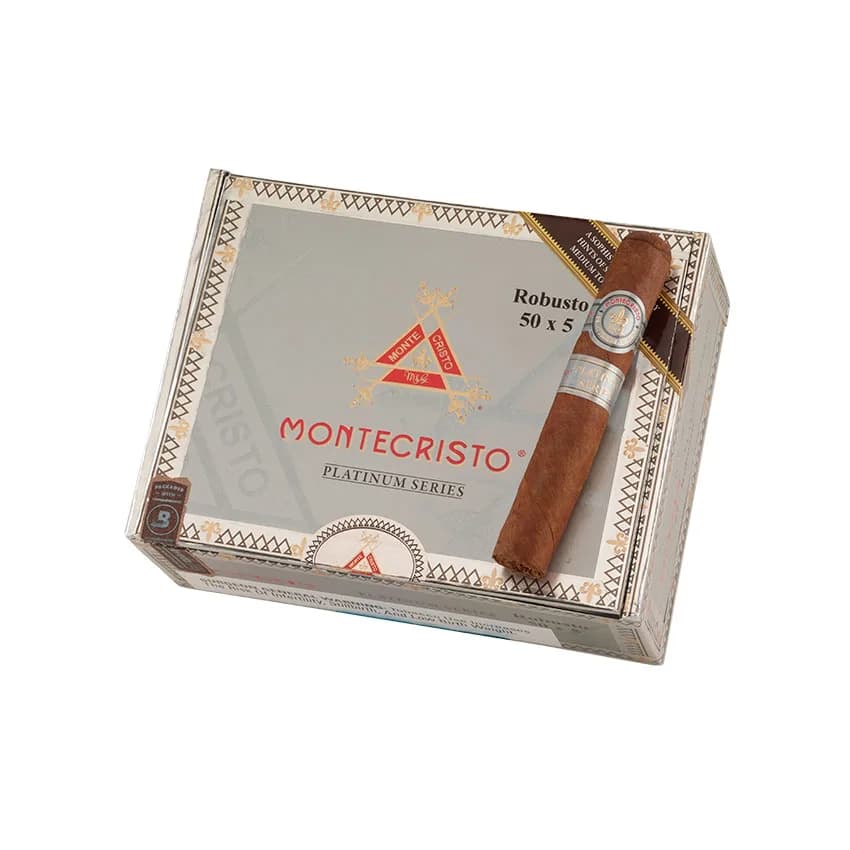 Montecristo Platinum Robusto Natural cigar listing