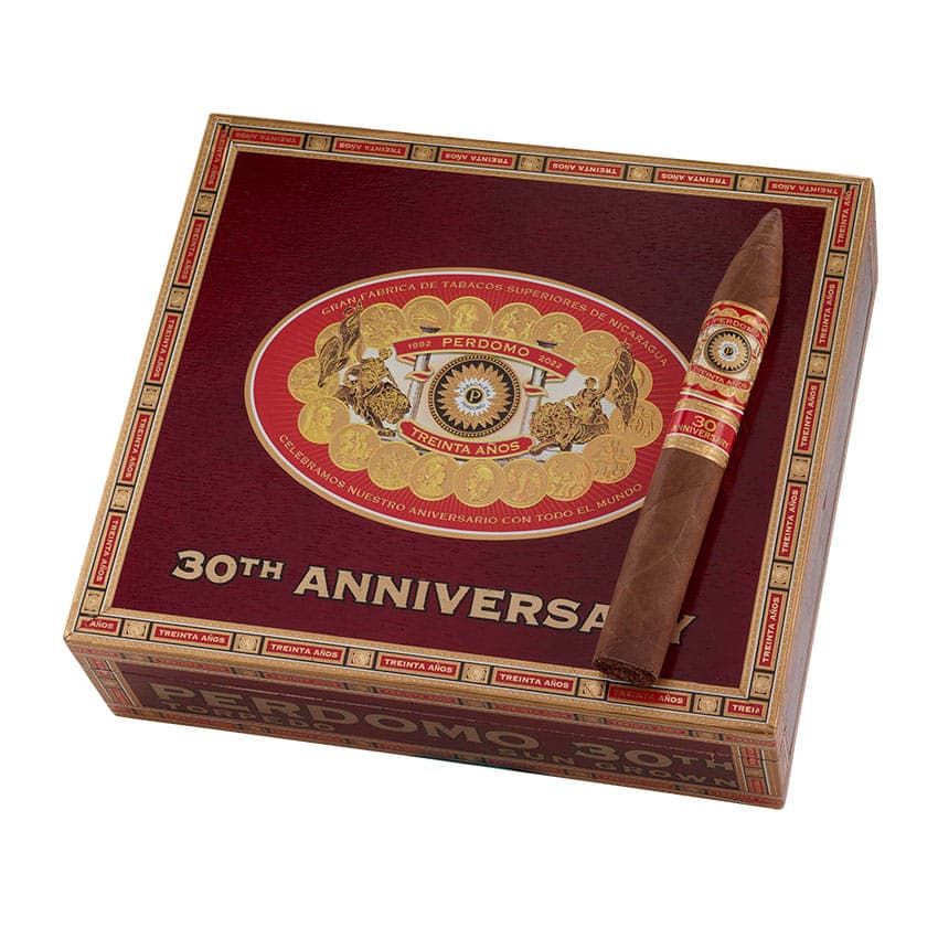 Perdomo 30th Anniversary Sun Grown Torpedo Natural cigar listing
