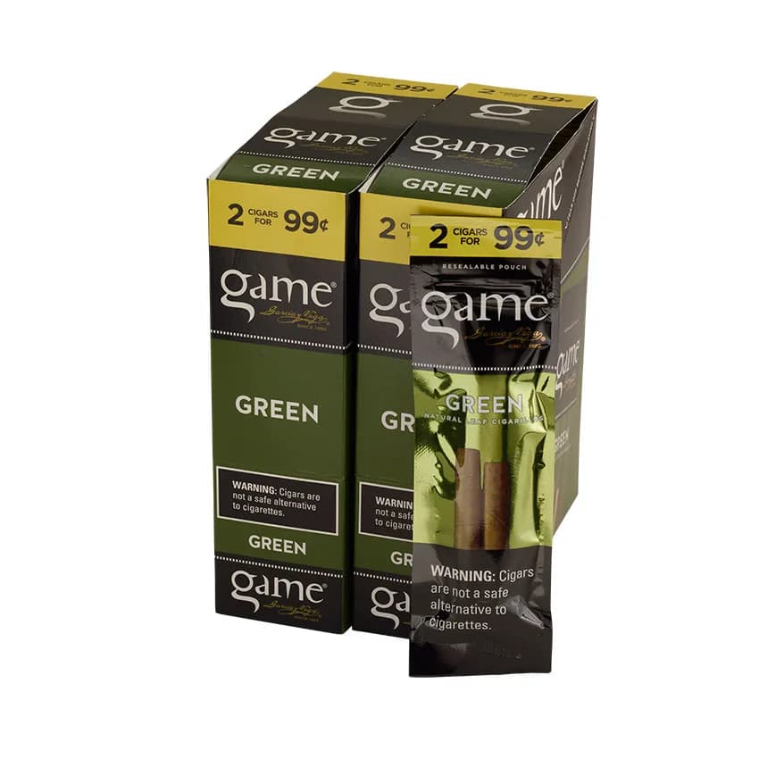 Garcia y Vega Game Cigarillos Green (2) Claro cigar listing