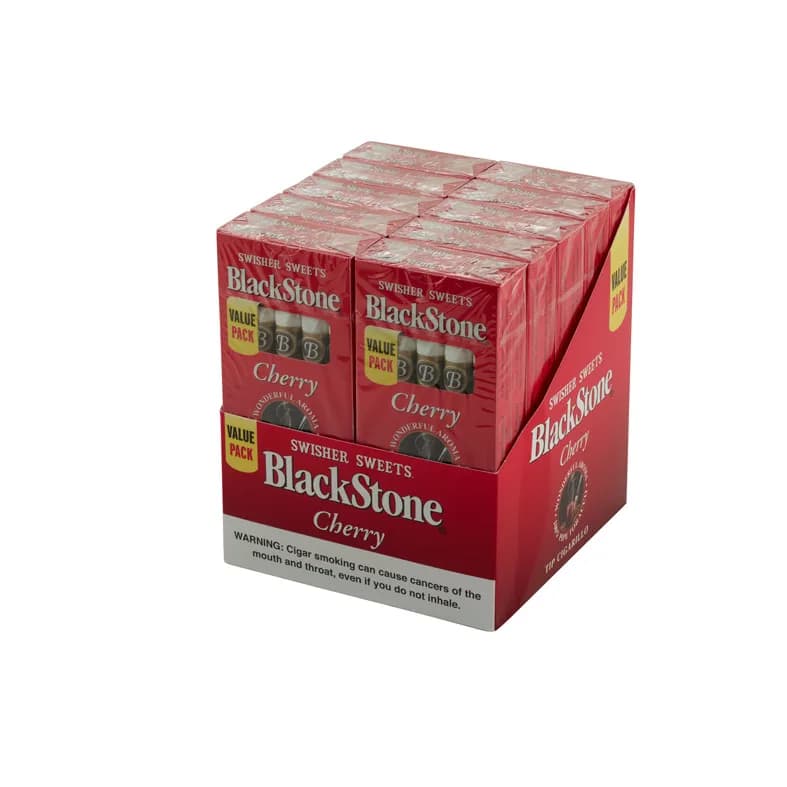 Blackstone by Swisher Cherry Tip (10) Natural cigar listing
