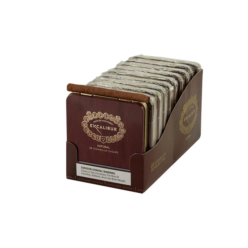 Excalibur Cigarillos Natural cigar listing