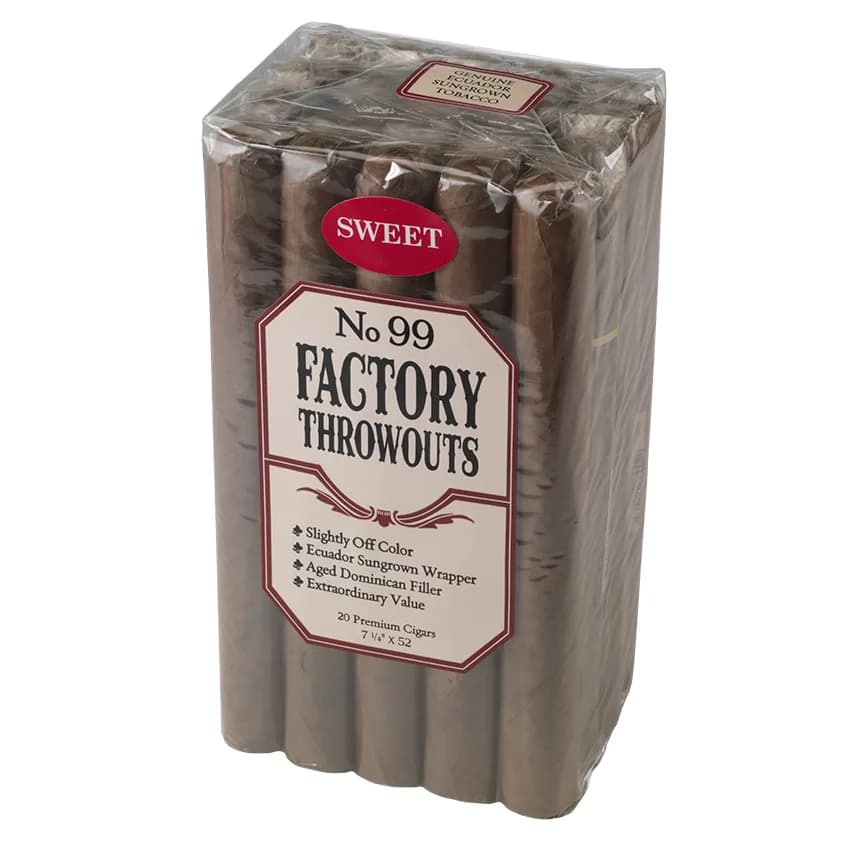 Factory Throwouts No. 99 Sweet Natural cigar listing