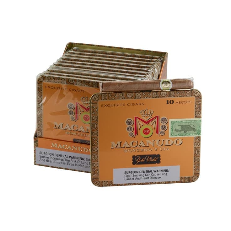 Macanudo Gold Label Ascot Natural cigar listing