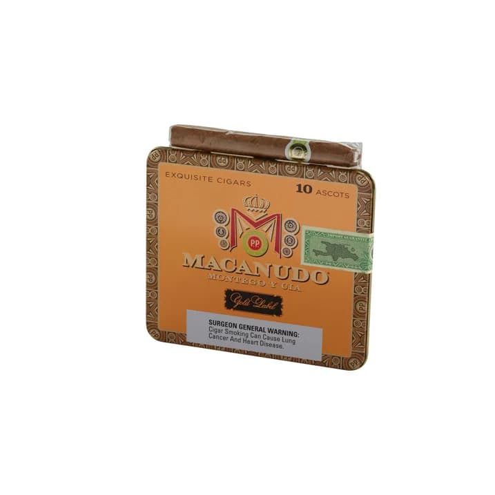 Macanudo Gold Label Ascot Natural cigar listing