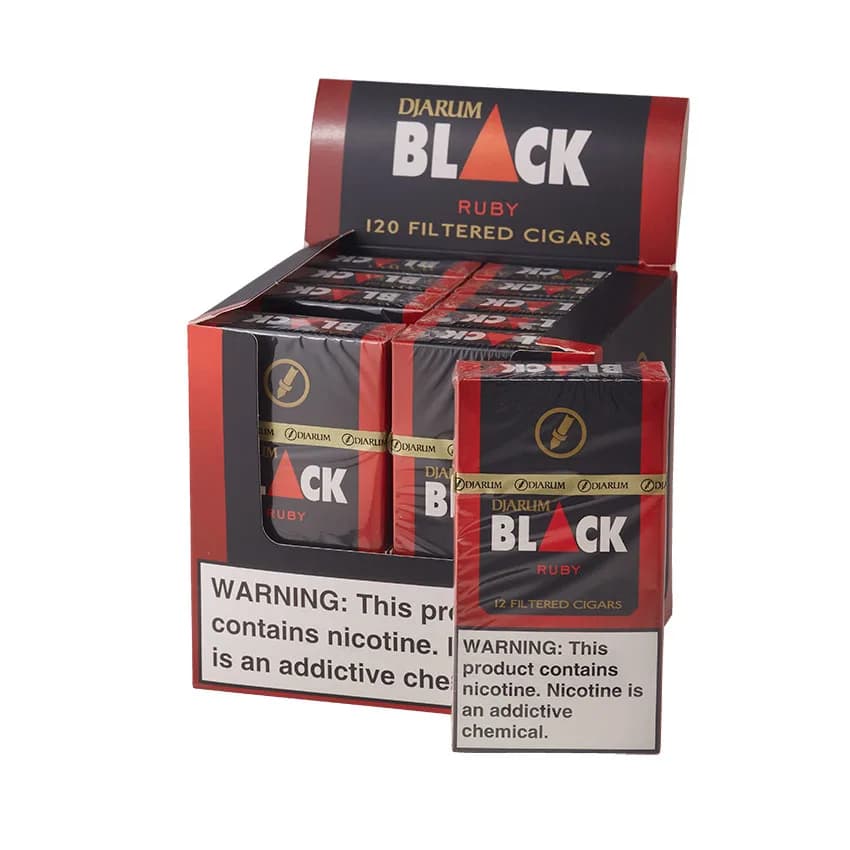 Djarum Black Ruby Filtered Cigar (12) Natural cigar listing
