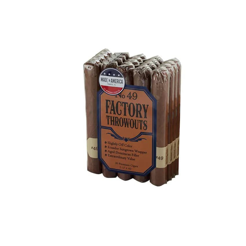 Factory Throwouts No. 49 Natural cigar listing