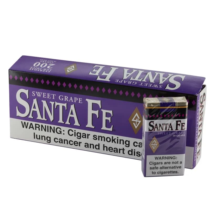 Santa Fe Grape (20) Natural cigar listing