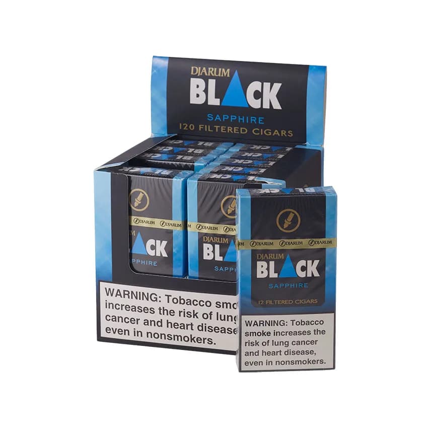 Djarum Black Sapphire Filtered Cigars (12) Natural cigar listing