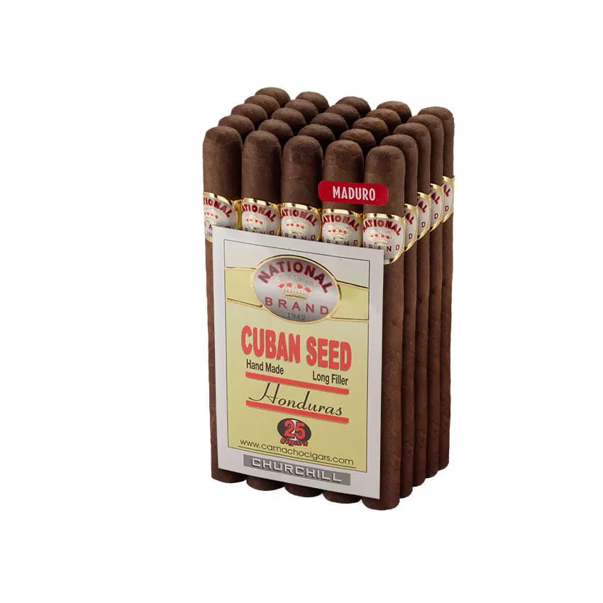 National Brand Churchill Maduro cigar listing