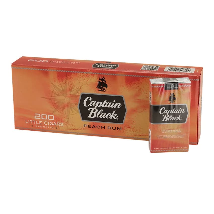 Captain Black Peach Rum (20) Natural cigar listing