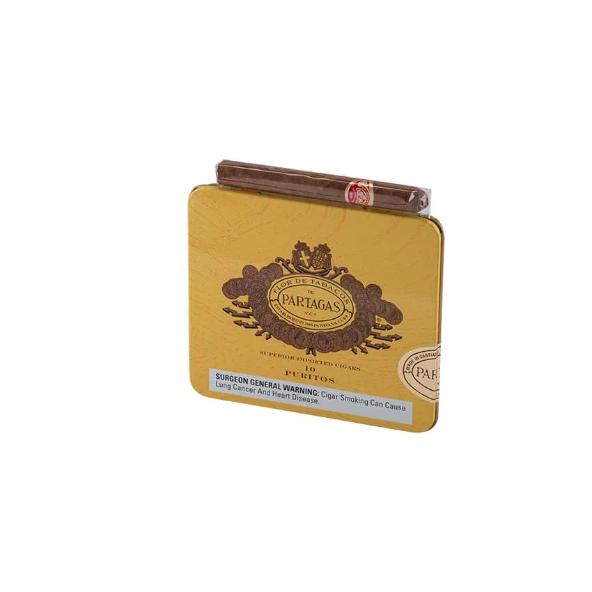 Partagas Puritos (10) Natural cigar listing