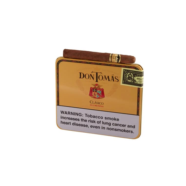 Don Tomas Clasico Coronitas (10) Natural cigar listing