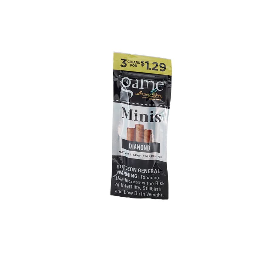 Garcia y Vega Game Mini Diamond (3) Natural cigar listing