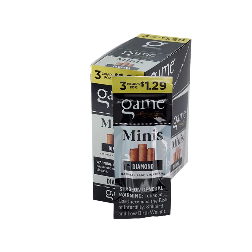 Garcia y Vega Game Mini Diamond (3) Natural cigar listing
