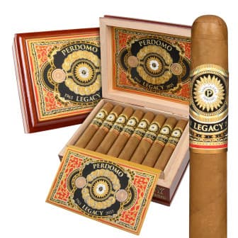 Perdomo Legacy Connecticut Robusto 5 Pack cigar listing