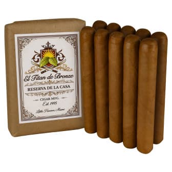 El Titan de Bronze Seleccion de La Casa Connecticut Robusto 10 CIGARS cigar listing