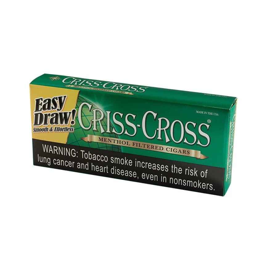 Criss Cross Heavy Weights Menthol (20) Natural cigar listing
