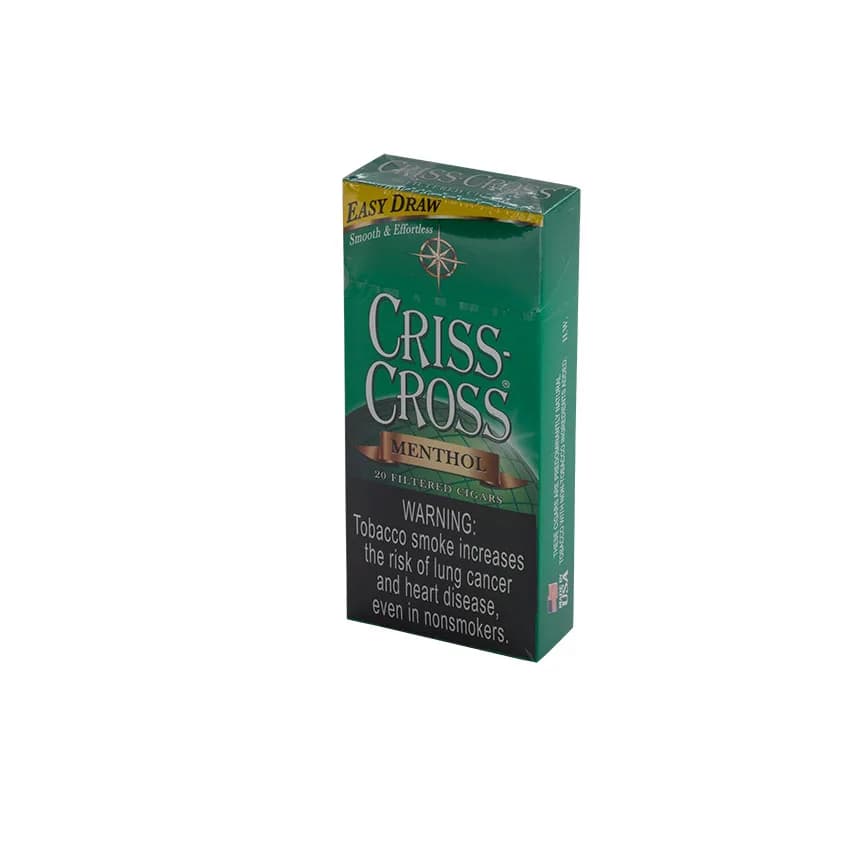 Criss Cross Heavy Weights Menthol (20) Natural cigar listing