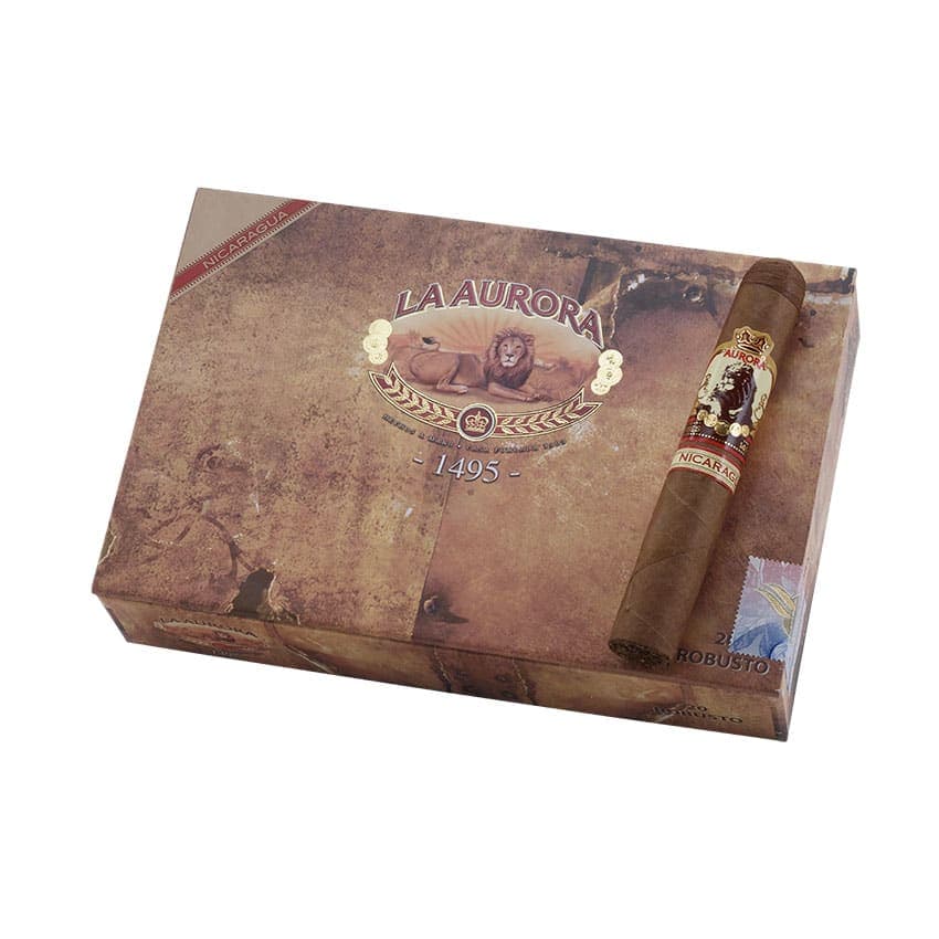 La Aurora 1495 Nicaragua Robusto Natural cigar listing