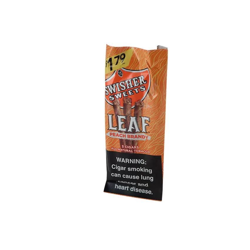 Swisher Sweets Leaf Peach Brandy Cigarillos (3) Natural cigar listing