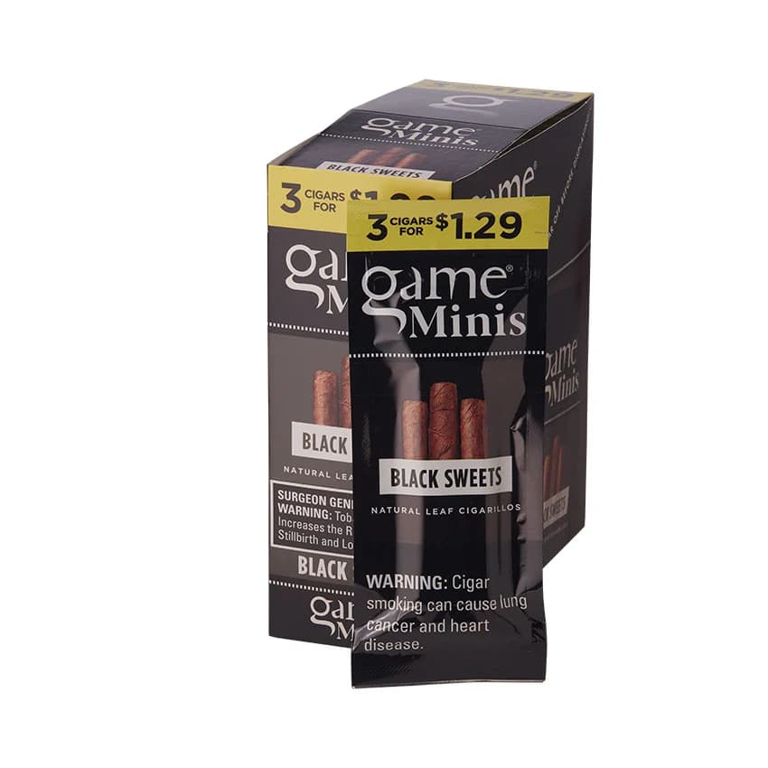 Garcia Y Vega Game Mini Black Sweet (3) Natural cigar listing