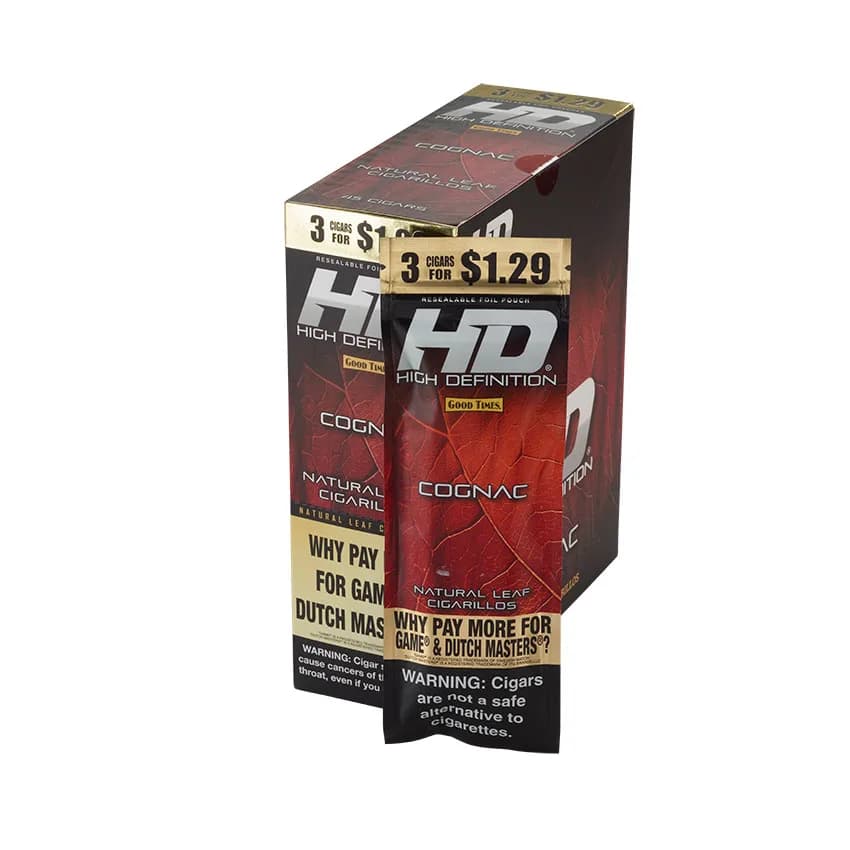 Good Times #HD Cognac - 3 for 1.39 Natural cigar listing