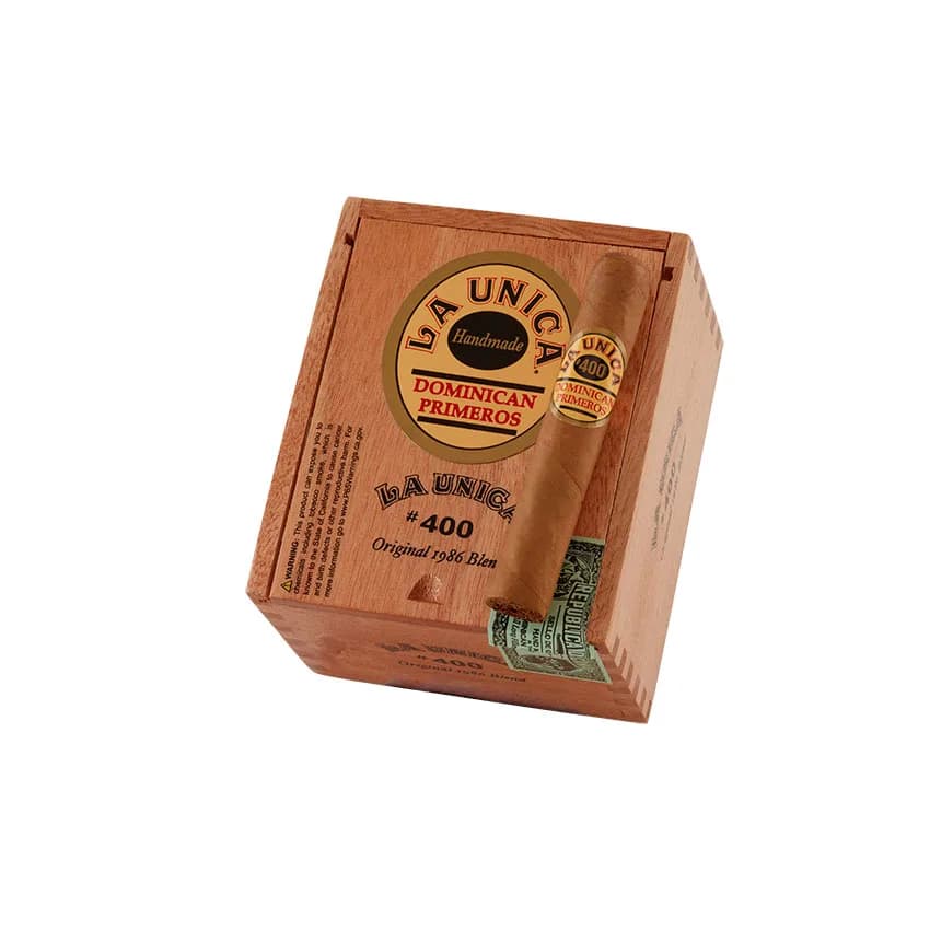 La Unica Cabinet No. 400 Natural cigar listing
