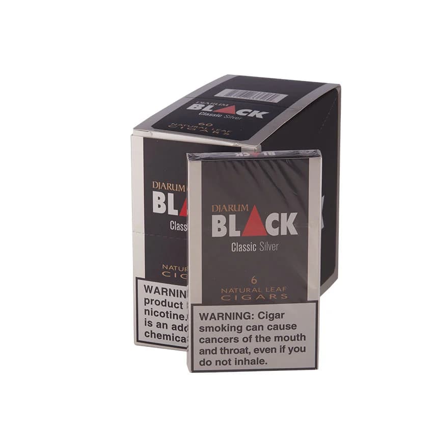 Djarum Black Classic Silver Natural Leaf (6) cigar listing