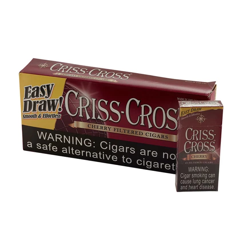 Criss Cross Heavy Weights Cherry (20) Natural cigar listing