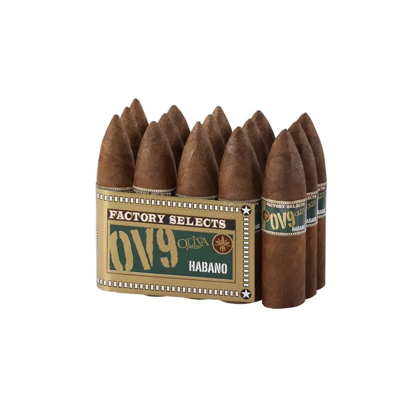 Oliva Factory Selects Habano 4 x 64 Natural cigar listing