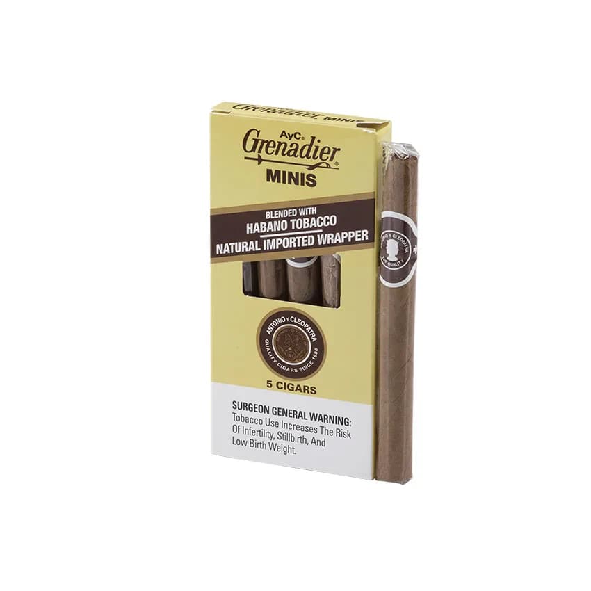 Antonio y Cleopatra Grenadiers Mini Dark Dark Natural cigar listing