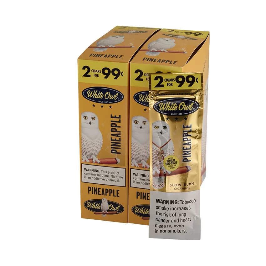 White Owl Pineapple (2) Natural cigar listing