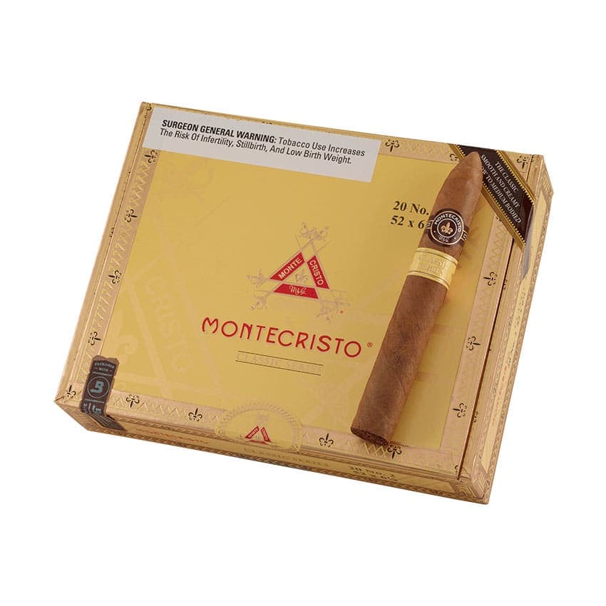 Montecristo Classic No. 2 (Box Pressed) Natural cigar listing