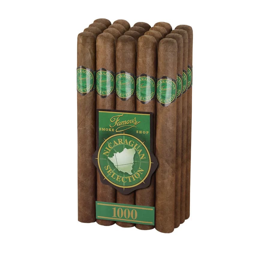 Famous Nicaraguan Selection 1000 8 x 52 Natural cigar listing